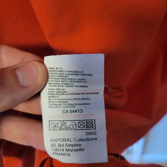 Orange polo shirt clothing - Kaporal - Picture 5 of 6